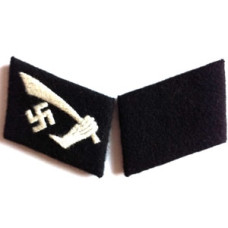 SS Hanschar Division collar tabs - 1 pair