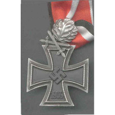WW2 German Knights Cross to the Iron Cross with Oak Leaves