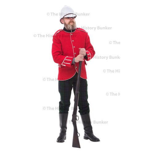 1888 90th Regiment of foot Zululand - Scottish cutaway tunic - TUNIC ONLY