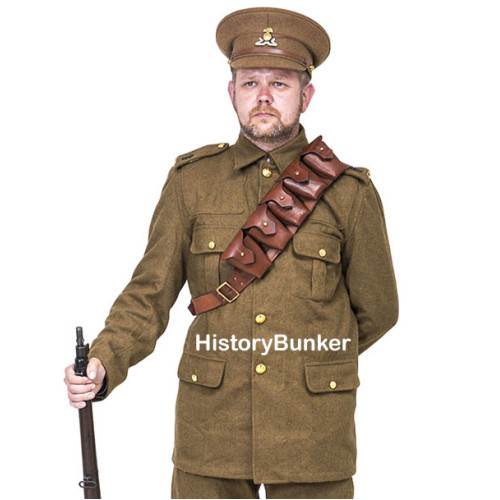 WW1 British army p03 artillery 9 pouch ammo bandolier