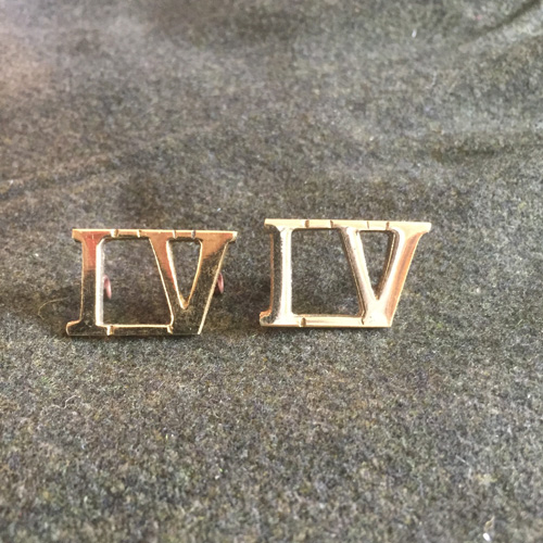 Irish Volunteer Tunic Shoulder Board Ciphers - 1 Pair