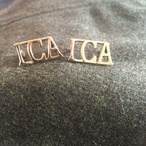 Irish Citizen Army Tunic Shoulder Board Ciphers - 1 Pair