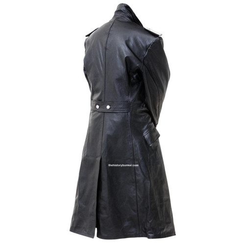 German Officers Horsehide Great Coat - WW2 German Leather Coat