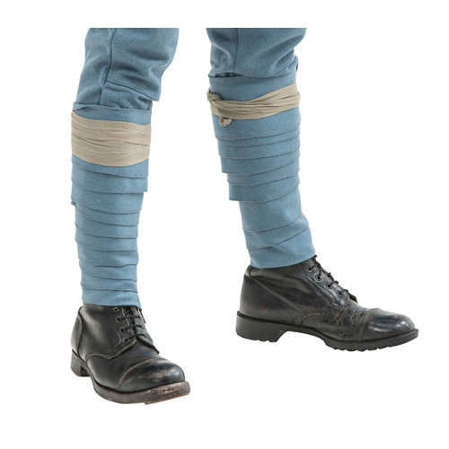 WW1 French army Horizon Blue Puttees Legwraps