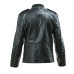 Leather Hussars Jacket with Black Frogging