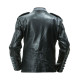 Leather Hussars Jacket with Grey Frogging