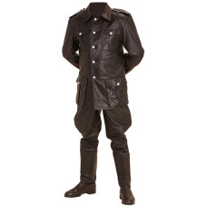 WW2 German style M32 leather breeches and M36 leather tunic - Karl Ruprecht Kroenen