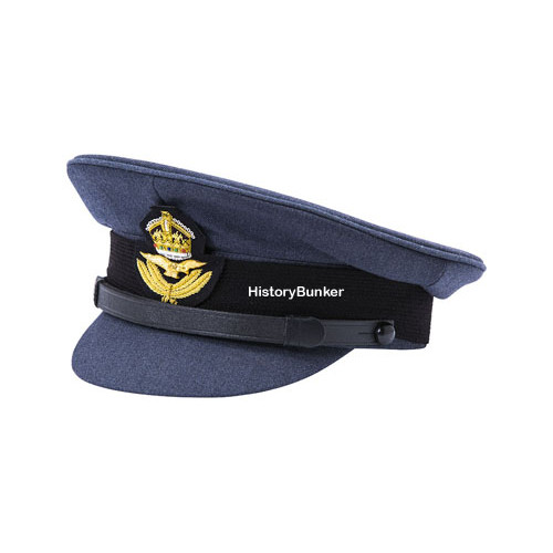 WW2 RAF officer cap with cloth peak