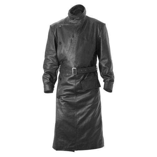 WW1 RFC Royal Flying Corps Leather Coat - BLACK