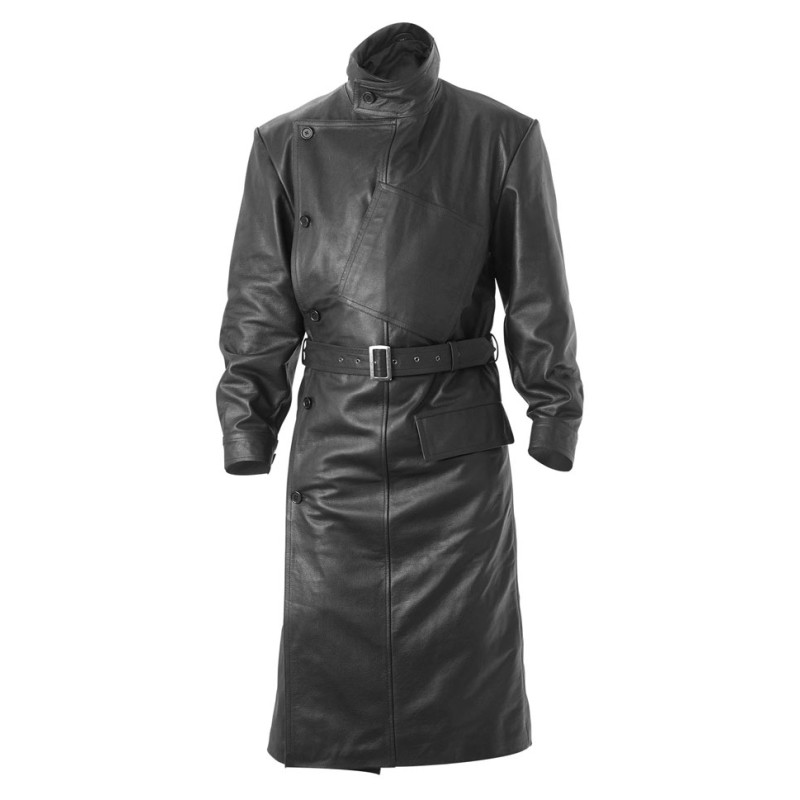 WW1 RFC Royal Flying Corps Leather Coat - BLACK