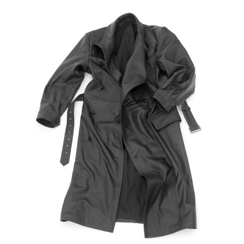 WW1 RFC Royal Flying Corps Leather Coat - BLACK