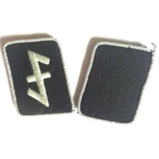 23rd Division Nederland SS Officers Collar Tabs - 1 Pair