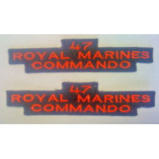 47 Royal Marine Commando Shoulder Titles