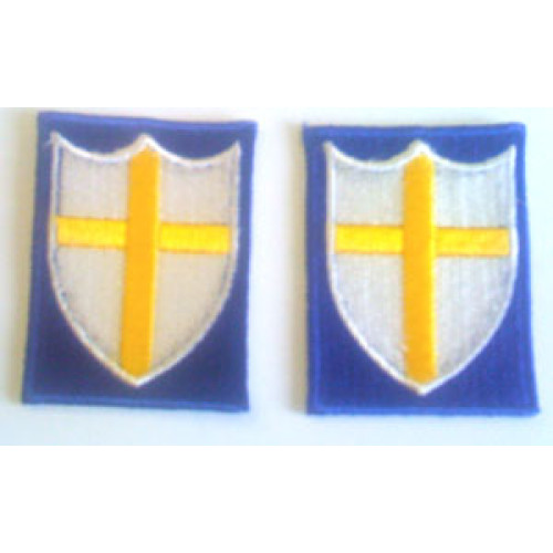 8th Army -  1 Pair - WW2 British Insignia