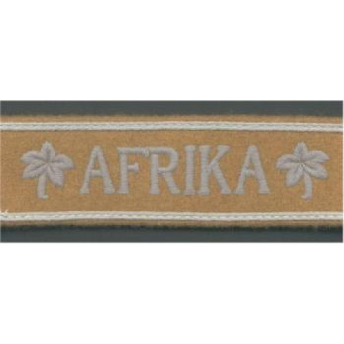Afrika Korps Cuff Title - Officers Style