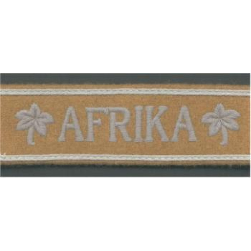 Afrika Korps Cuff Title - Officers Style