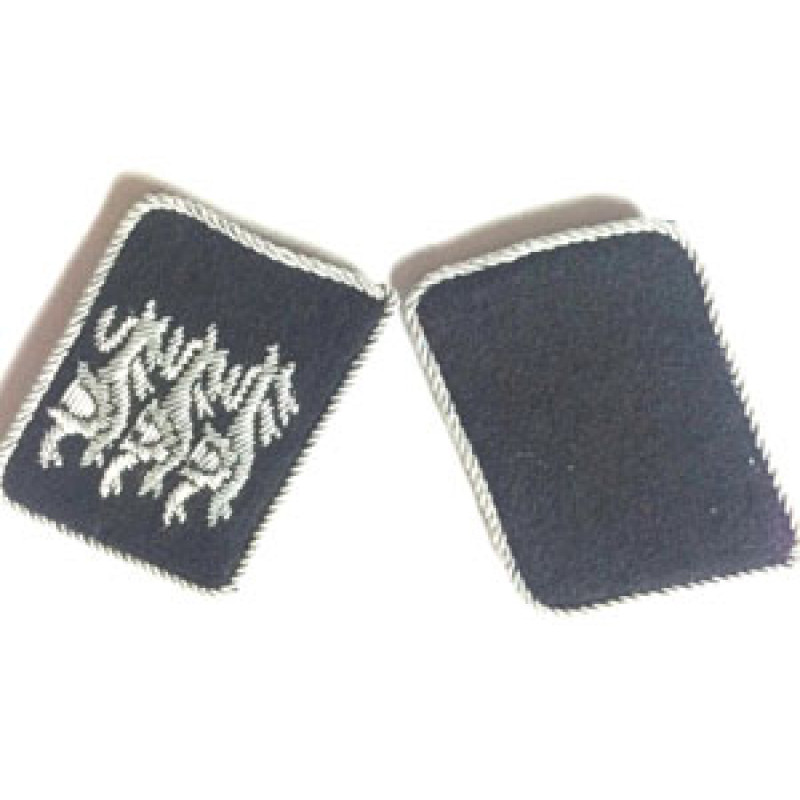 British Free Korps SS Officer Collar Tabs - 1 Pair