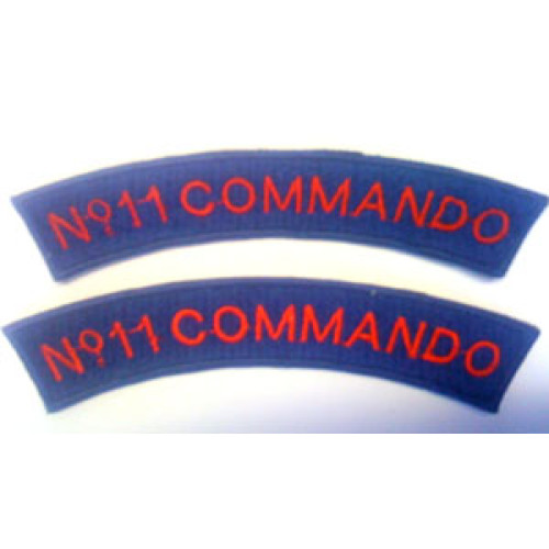 No 11 Commando shoulder titles