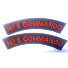 No 8 Commando shoulder titles