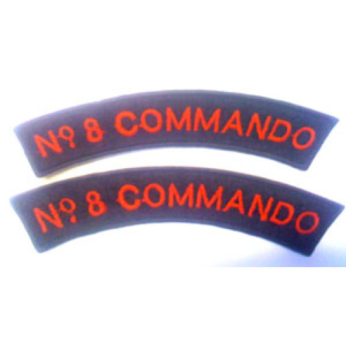 No 8 Commando shoulder titles
