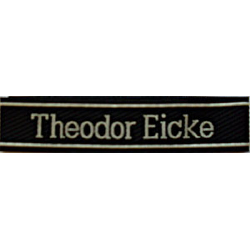 Theodor Eicke Cuff title