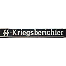 SS Kriegsberichter Cuff title