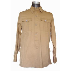 German Afrika Korps M40 Shirt - Long Sleeved Tan