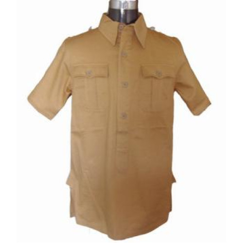 German Afrika Korps M40 Shirt - Short Sleeved Tan