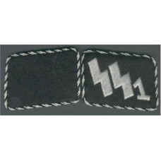 SS Deutschland pre-war collar tabs