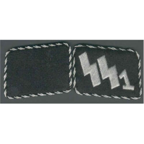 SS Deutschland pre-war collar tabs