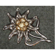Gebirgsjager Metal Cap Badge
