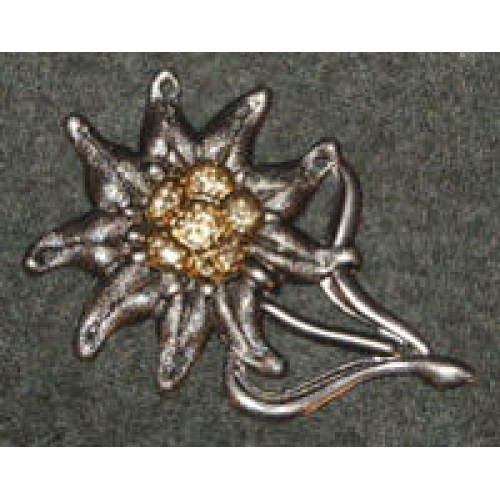 Gebirgsjager Metal Cap Badge