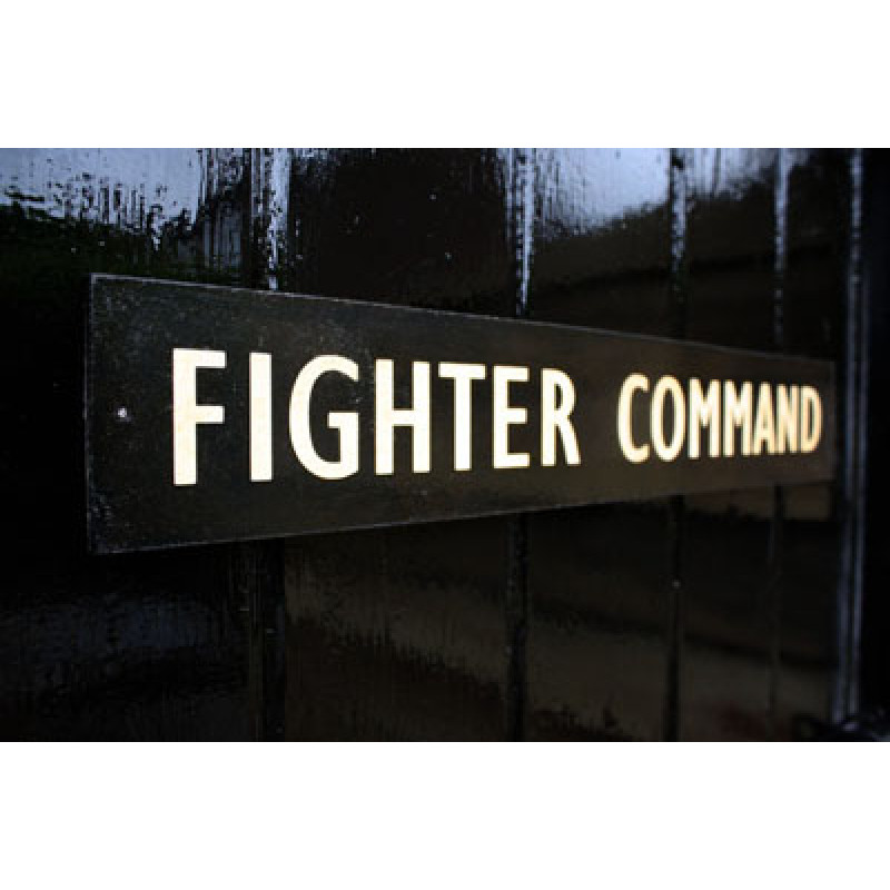 WW2 British "Fighter Command" door sign