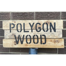 MILITARY PROP HIRE - WW1 WOODEN POLYGON WOOD