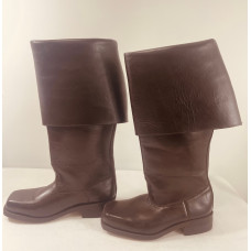 18th Century Square Toe Boots - brown