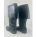 18th Century Square Toe Boots - black