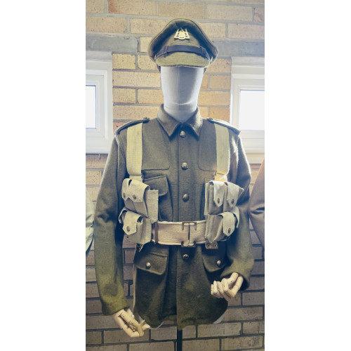 MILITARY PROP HIRE - History of British uniforms display - COLLECTION ONLY