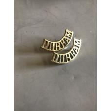 Durham Light Infantry shoulder titles WW1 