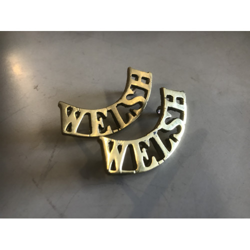 Welsh shoulder titles