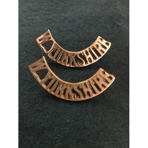 West Yorkshire shoulder titles - REPRO