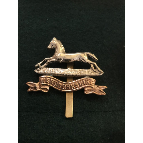 West Yorkshire regiment cap badge WW1 
