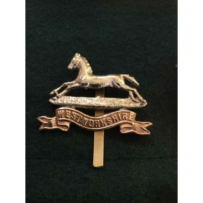 West Yorkshire regiment cap badge WW1 