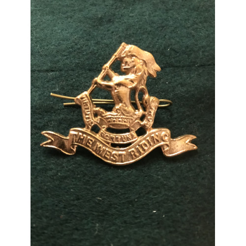 West Riding regiment cap badge WW1 