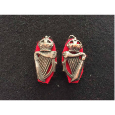 Auxie Royal Irish Constabulary collar insignia - repro