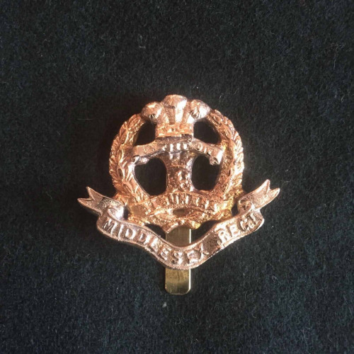 Middlesex regiment cap badge WW1 