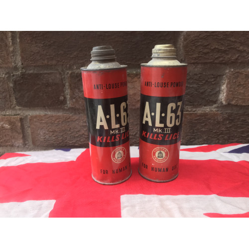 MILITARY PROP HIRE - Lice Powder Tins 