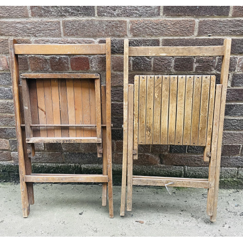MILITARY PROP HIRE - WW1 WW2 British wooden folding  chair