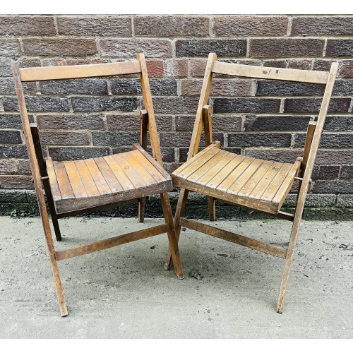 MILITARY PROP HIRE - WW1 WW2 British wooden folding  chair