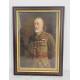 MILITARY PROP HIRE - framed portrait of King George V - ww1 era