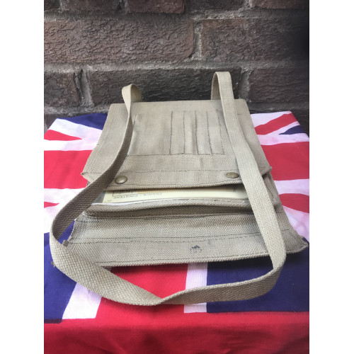 MILITARY PROP HIRE - 1944 WW2 British officers map case and map